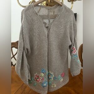 Women's linen Sweater